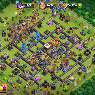 🔥TH 18 CLOSE TO MAX🔥BK 110 AQ 110 MP 81 GW 85 RC 55 DD 15 || GOOD EPIC EQUIPMENT || NC FREE || 5 HERO SKIN - Image 1