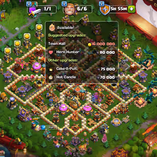 🔥Scenery Account🔥 Th16 Almost Max || High Quality Epic Equipment || Heroes 95-95-80-70-45-15 || 6 Builders || Nc Avail - Image 1