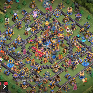 💥 XP-279! TH 18 ALMOST MAX 💥 1824 CWL MEDEL | 13 EPIC ALMOST MAX | 6 HERO MAX 3 GUARDIANS MAX | NC-500 |CRAFT NEAR MAX - Image 1