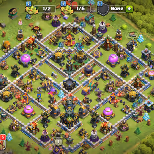 🚨BEST TH17-FREE NC!!10EPIC[EB-MAX!GG-AF-RS-17!!REST-15]🚨GOOD DEFENSE-STRONG TROOPS!!BEST DEAL - Image 1