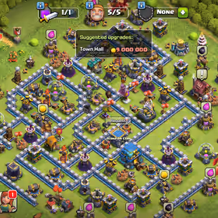 🔥2Epic max🔥XP107 TH12 Fully max Account| Name change available| Total 6 Epic equipment| 4 Hero skins - Image 1