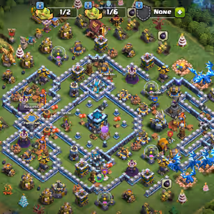 🌟2Epic max🌟XP98 Th13 Account|Good heros&Wall |Name change available|Total 7 epic equipment|Some hero skins|  - Image 1