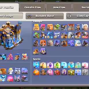 ||🔥TH18 ALMOST FULLY MAX🔥|| 6 HEROS FULLY MAXED || 5X EPIC EQUIPMENT FULL MAX || 20X HEROS SKIN||ONLY SOME TROOPS LEFT - Image 1