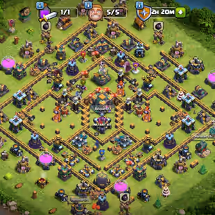 Xp145 Th14 Account | Defense high| Wall max| Good hero|8Epic equipment| 10Heros skin available| - Image 1