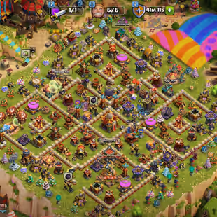 TH 16 MAX || BK 95 AQ 95 MP 82 GW 70 RC 55 DD 10 || BEST EPIC EQUIPMENT || FREE NAME CHANGE || 10 HERO SKIN - Image 1