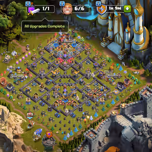 🔥TH 18 FULLY MAX🔥LEGEND LEAGUE 2-NOTHING LEFT-HIGH XP 297-[ 16 EPIC EQUIPMENT MAX ALMOST-10 SCENERY-5104 WAR STAR-BEST - Image 1