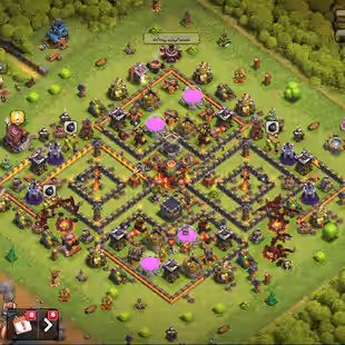10 TH nearly full | 112 LVL | 40/40/10 | 2014/2015 clashmas tree | 2.6 k gems - Image 1