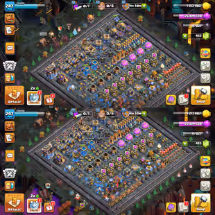 🔥TH-18 ALMOST MAX🔥XP-247! LEGEND-3! ALMOST 7X EPIC EQUIPMENTS MAX! HEROES:-108-110-62-82-55-15! MAX PETS! BEST DEAL - Image 1