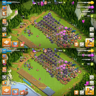 4934 WAR STARS! TH-15 ALMOST MAX! XP-215! 13X EPIC EQUIPMENTS! HEROES:-87-90-59-65-32-10! NICE TROOPS! FAST DELIVERY - Image 1