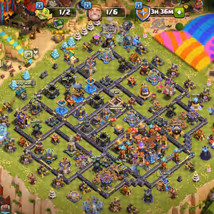 🔥LEGEND LEAGUE TH 18🔥60 PERCENT DISCOUNT SHOP- 8 EPIC EQUIPMENT MAX-XP 233-HERO 105-105-88-85-55-25-FULL WALLS MAX - Image 1