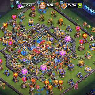[ALL MAX HELPER] TH18 FULL MAX | 1747 MEDALS | 13 MAX EPIC | 17K GEMS | LEGEND RANK | NC 500 | 8 DIGIT TAG - Image 1