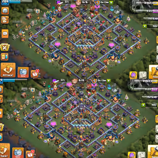 🔥14 Epic Equipment🔥Th15 Full Max Account||Heroes-90-90-70-65-40-10||14 Heroes Skin||6th Builders|Nc Free|Exp-209 - Image 1