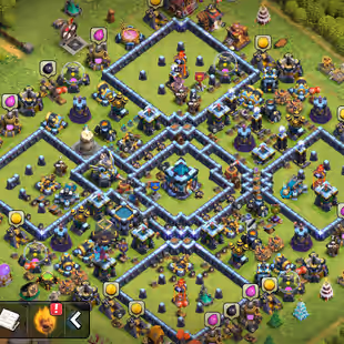 [10039 GEMS & NC FREE] TH13 NEAR MAX - HEROES: 67-75-44-32-25- SKINS - INSTANT - AVAILABLE  - Image 1