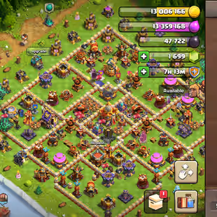Premium Rare | TH-16 Full Maxed Nothing Left| EPIC All MAX | 95-95-75-70-45-10- All Heros Max |Bh-10 Max || 1kNC paid - Image 1