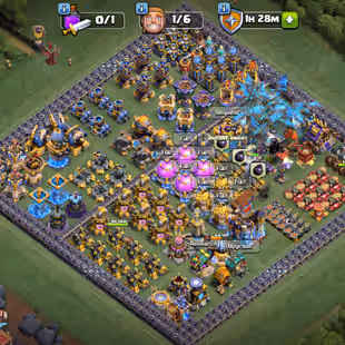 LEGEND LEAGUE 3 ! TH18 MAX TYPE BASE ! HERO 25 SKIN 5 SCENERY ! XP-239 DISCOUNT SHOP 60-OF ! EQUIPMENT 18 ALL AVAILABLE - Image 1