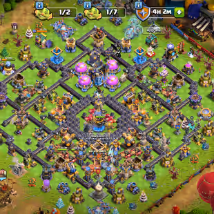 🔥TH 18 99 PERCENT MAX🔥LEGEND LEAGUE-10600 GEMS-60 PERCENT DISCOUNT SHOP-XP 274-[ 9 EPIC EQUIPMENT MAX-NC 500-BEST DEAL - Image 1