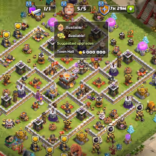 TH11 FULL MAX | RENAME 500GMS | HEROES 50 50 30 20 | MAGIC ITEMS | SCENERY AND 5 SKINS | INSTENT DELEVERY  - Image 1