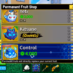 Lvl 164 Blox Fruits Starter Acc | PERM KITSUNE & PERM DOUGH | Coat Accessory | Human V1 - Image 1