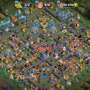 🔥TH 18 CLOSE TO MAX🔥BK 110 AQ 110 MP 95 GW 85 RC 55 DD 17 || FB 26 RS 23 SB 20 GG 20 FA 20 EB 20 || FREE NC || 16 HERO - Image 1