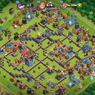 🔥PREMIUM TH 18🔥XP 219-[ 11 EPIC EQUIPMENT MAX ALMOST-HERO 105-108-84-85-55-25-WALS DEFENSE HIGH-NC YES-BEST DEAL - Image 1