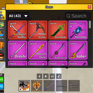 Blox Fruits Lv 2554 | 16 PERMS | PERM DRAGON, KITSUNE, TIGER, CONTROL |  DARK BLADE | CDK, Fox Lamp | Angel V4 - Image 1
