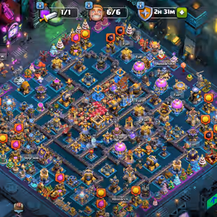 💎 TH18 NEAR MAX XP-266 🔥 FULL OBSTACLES | 2 PAID SCENERY | MAX SB-AF-FB-EB-SB-RS-HT | FREE CN | INSTANT DELIVERY - Image 1