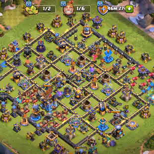 Th18 Almost Max [High-280 Xp]-[60-Parcent Discount Shop] | [18x-Epic Almost Max] | [6-Hero Max] | 1100-Cwl Medel | NC-Ye - Image 1