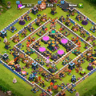 🔥 TH 14 Account 🔥 Heroes 53-66-51-55-15 | 1.3k Gems | High Level Equipment | Supercell Link & Full Access   - Image 1