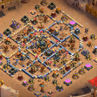 🔥10k Gems🔥 Th17 || 1.9k Cwl Medals || Heroes 95-95-81-70-46-16 || High Epic Equipment || 6 Builders || NC Free - Image 1