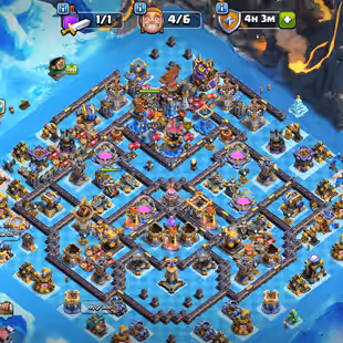 🔥TH 18 NEAR MAX🔥60 PERCENT DISCOUNT SHOP- 8 EPIC EQUIPMENT MAX-XP 236-TROPS NEAR MAX-DEFENSE MAX-LEGENDARY SKIN SCENRY - Image 1