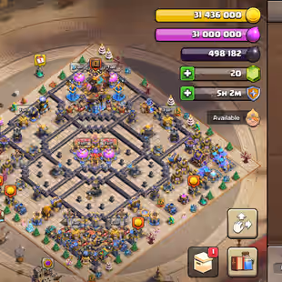 [FREE RENAME] XP 246 | TH18 MAX NOTHING LEFT | 14 NEAR MAX EPIC | LEGEND RANK | 40 SKINS - Image 1