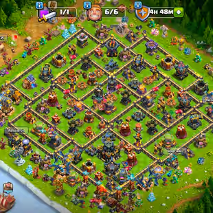 🔥RAREST 17K HIGH GEMS TH 17🔥 HEROS:-76-100-49-72-40-17 | BEST EQUIPMENT LEVEL | HUGE MAGIC ITEM | CHECK PHOTOS |  - Image 1