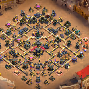🔥Xp-230🔥 2x Sceneries || Th17 Almost || High Quality Epic Equipment || Heroes 83-100-62-73-42 || 6 Builders  - Image 1