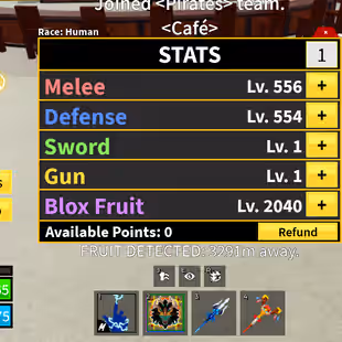 Blox Fruits Account Lv.1050 | Dark Blade | Dragon Token (East) | Perm Dough, Portal, Buddha, Spirit, Flame, Smoke | - Image 1