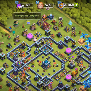 🌟Xp160Th13 Account Defense max🌟2Heros max|515Cwl medel|Wall max| 6Epic equipment| Name change available|   - Image 1