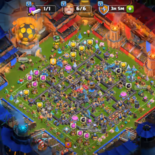  🔥[ TH-18 NEAR MAX ]🔥|| 70 PARCENT OFF IMGAME PURCJASES |HEROS - WALLS - PETS MAX | SB-AF-MM-MT-FB-EB-RS [MAX] BH MAX  - Image 1