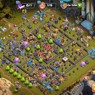 Th18 Near Max [Legend League]💎New All Heros Max💎16x-Epic Almost Max [] Legendary Scnry [] XP-238 [] BH-Rank 421 [] BES - Image 1