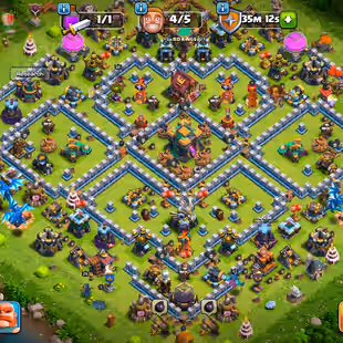 Th 14 Account Heroes 62-65-47-47-25 | 2k Gems | 3x Legendary Skins | Unlocked Pets | Supercell Link - Image 1