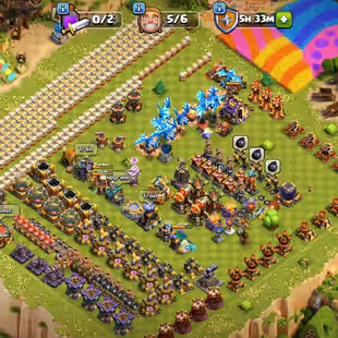 ⭐TH 16 MAX |⭐ US LOCAL | GOLD PASS ON |HEROES 95-95-71-70-45-15 | HIGH EQUIPMENT | NAME CHANGE AVAILABLE - Image 1