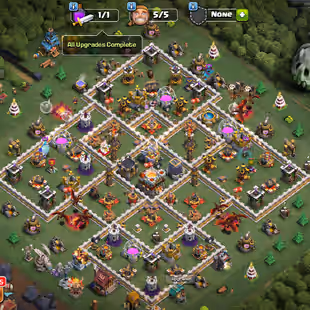 7000 gems🔥TH 11 FULL MAX || ALL HEROES MAX || 🔥5x EPIC EQUIPMENT || RENAME AVAILABLE || SUPER ACCOUNT - Image 1