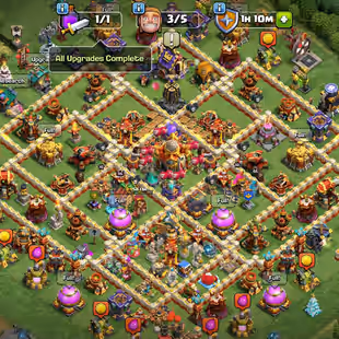 🔥[ TH-16 FULL MAX ]🔥SB-AF-FB-FF-EN [MAX] | GG [23] | FA-RS [20] | MAX DEF - TROOPS - WALLS - HEROS | FAST DELIVERY  - Image 1