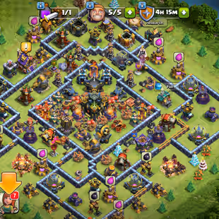 8X EPIC EQUIPMENT🔥760 STARRY ORIS 🔥 XP 236!TH 17!HERO: 62-84-64-68-43!NC YES!VERY STRONG DEFENCE! GREAT TROOPS - Image 1