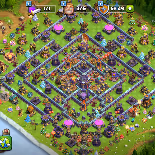 FULL MAX BUILDING [] 30 EQUIPMENTS [] TOWNHALL 15 ( HERO LEFT) [] HEROES 80-81-56-55-33 [] GOOD EQUIPMENTS [] INSTANT DE - Image 1