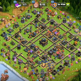 🔥TH-17 NEARLY MAX 💎 2 HEROS MAX | FULL OBSTACLES | MAGIC ITEMS | 2500 RAID MEDALS | CN 2K | INSTANT DELIVERY - Image 1