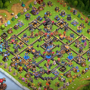 👑 TH-18 [ 2 HEROS MAX ] 💎 NEARLY MAX DEFENSE | SB-MAX GG-MAX FB-MAX EB-MAX RS-MAX | RENAME-YES | INSTANT DELIVERY - Image 1