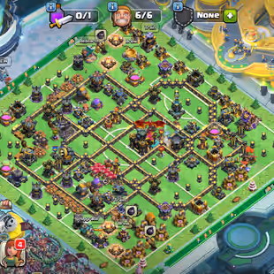 ||😱TH17 ALMOST FULL MAX😱|| ALL HEROS FULLY MAX || GLORY ARENA SCENERY || 18X EPIC EQUIPMENT CLOSE MAX|| 20X HEROS SKIN - Image 1