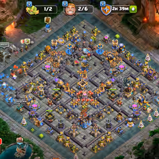 TH 18 ALMOST MAX-60 PERCENT DISCOUNT SHOP-XP 245-[ 11 EPIC EQUIPMENT ALMOST MAX-HERO 104-110-65-85-55-25-WALS DEFENSE MX - Image 1