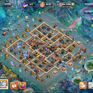 💎Many Skins | TH17 | 52 Skins💎 Heroes 97/100/79/74/46/3 | Lvl 257 | 2600 War Stars | Full Access - Image 1