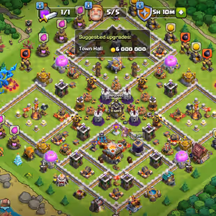 FT- 100 PERCENT MAXED TH11 || 540 CEL MEDALS !! HERO 50-50-30-20 !! NAME CHANGE FREE !! 4X EQUIPMENT !! FAST DELIVERY  - Image 1
