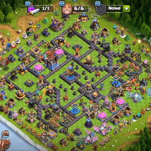🔥TH-18 NEARLY MAX 💎 6 HEROS MAX | TROOPS MAX | AICHEMIST MAX | (SB-MAX) (FA-MAX) (FB-MAX) | RENAME | INSTANT DELIVER - Image 1